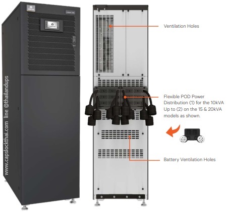 Vertiv Liebert EXS UPS 20kVA 20Kwatts - 3-Phase UPS